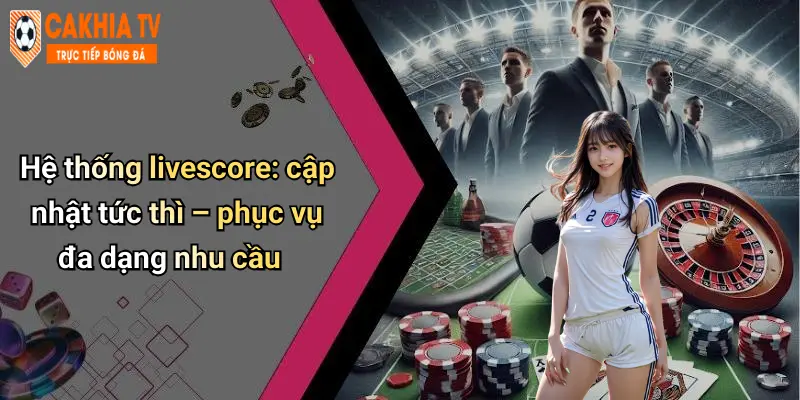 Hệ thống livescore: cập nhật tức thì – phục vụ đa dạng nhu cầu