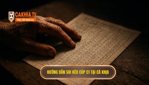 Hướng dẫn soi kèo Cúp C1 tại Cà Khịa