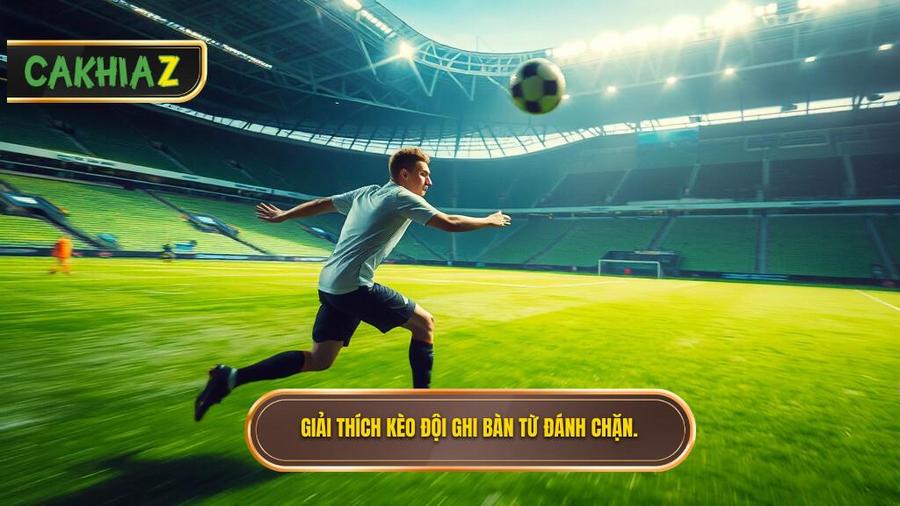 Giải thích kèo đội ghi bàn từ đánh chặn