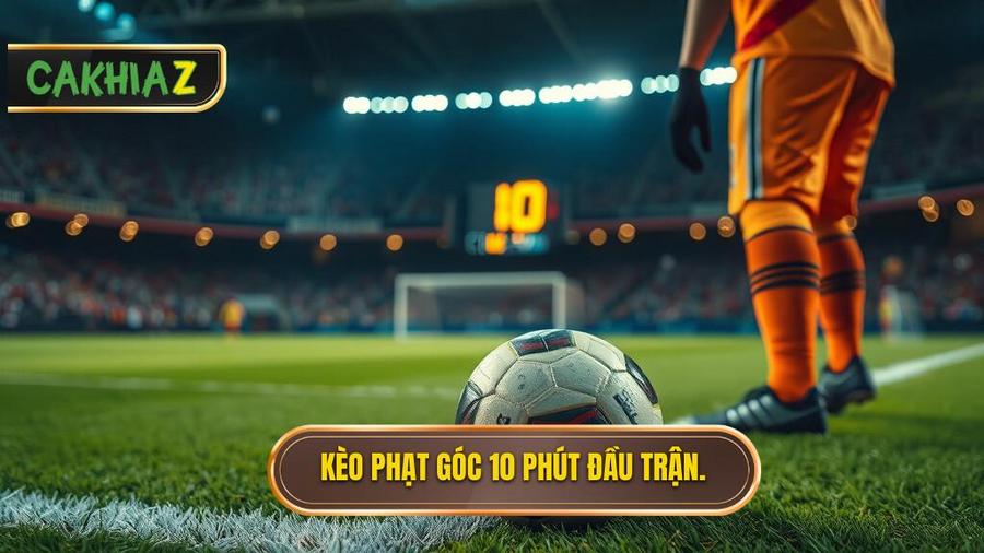 Kèo phạt góc 10 phút đầu trận