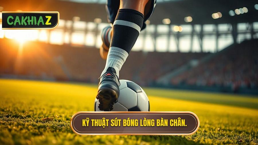 Kỹ thuật sút bóng lòng bàn chân