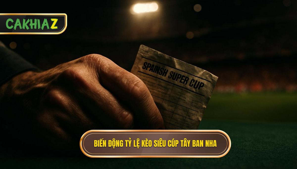 Bản chất và sự biến động của tỷ lệ kèo siêu cúp Tây Ban Nha