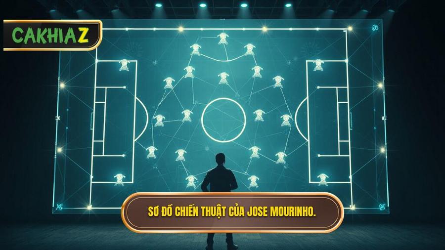 Cấu trúc sơ đồ và sự linh hoạt trong chiến thuật Jose Mourinho