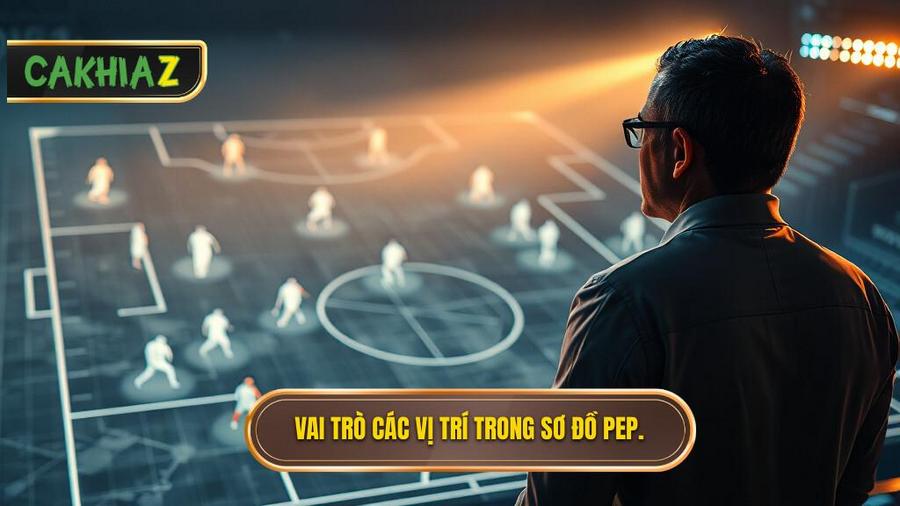 Vai trò của các vị trí đặc biệt trong Chiến thuật Pep Guardiola