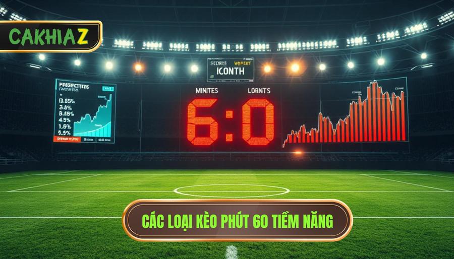 Các loại kèo phút 60 tiềm năng