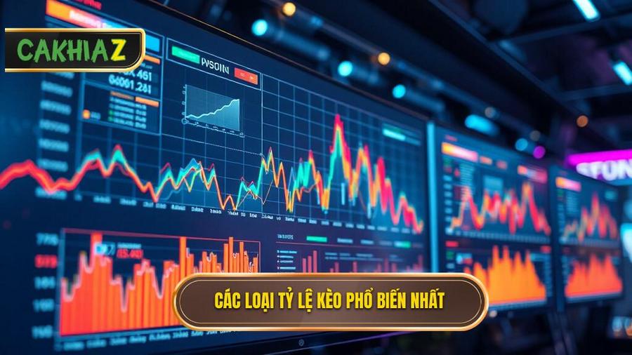 Các loại tỷ lệ kèo phổ biến cần theo dõi 24/7
