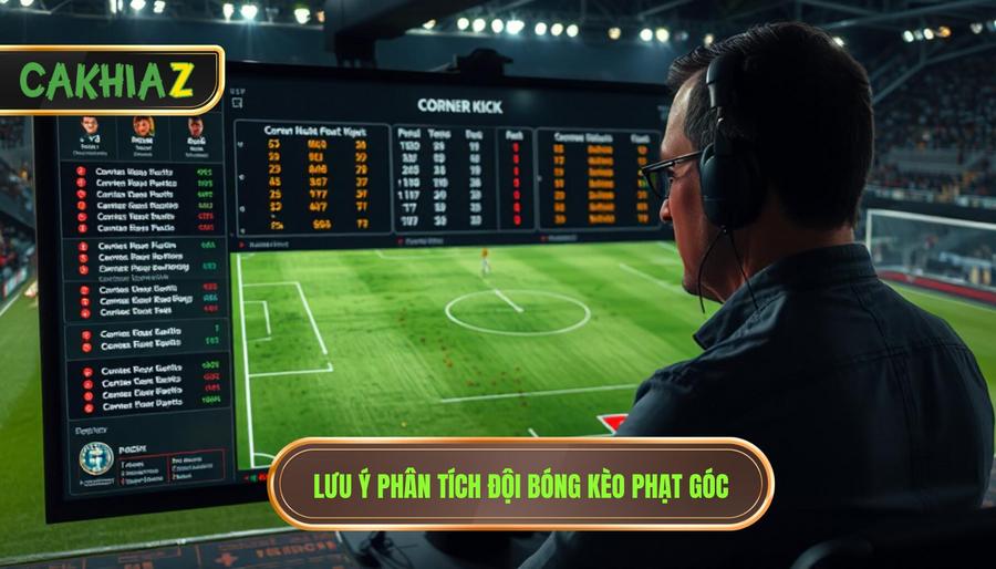 Những lưu ý khi chơi kèo phạt góc về mặt phân tích đội bóng